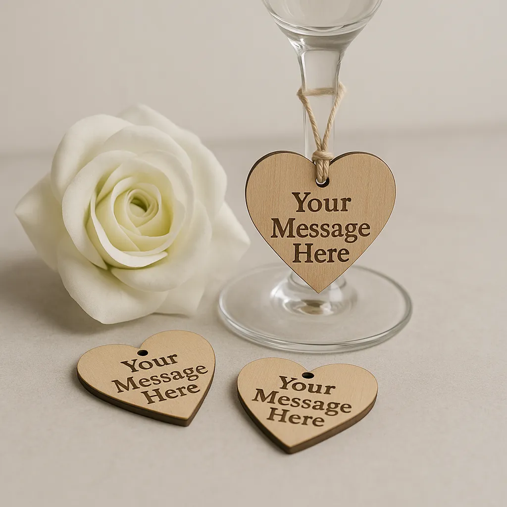 Champagne Glass Tags